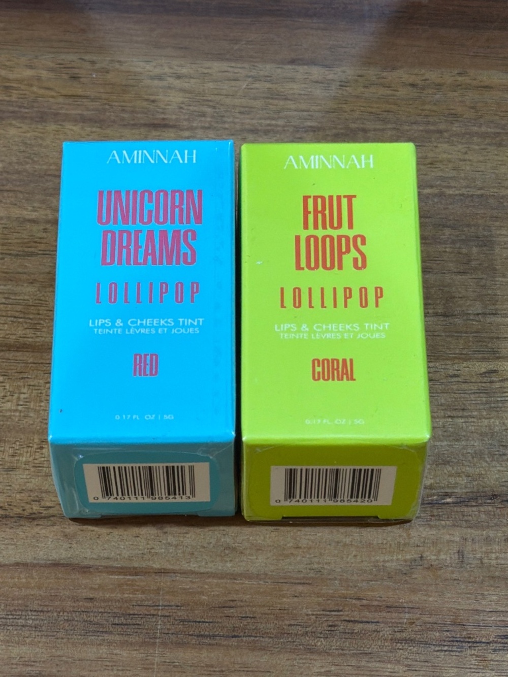 AMINNAH Lips & Cheeks Tint set of 2